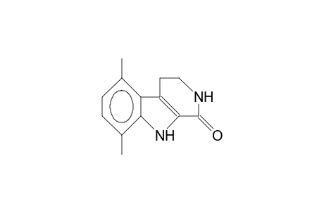 5,8-Dimethyl-2,3,4,9-tetrahydro-$b-carbolin-1-one