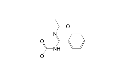(NE)-N-[acetamido(phenyl)methylene]carbamic acid methyl ester