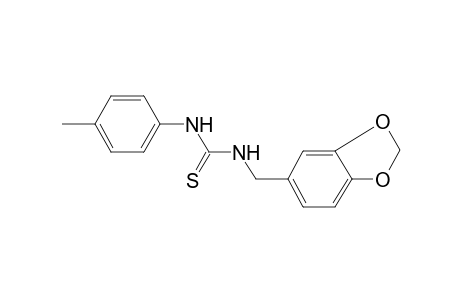 N-(1,3-benzodioxol-5-ylmethyl)-N'-(4-methylphenyl)thiourea