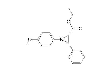 Ethyl cis-1-(p-methoxyphenyl)-3-phenylaziridine-2-carboxylate