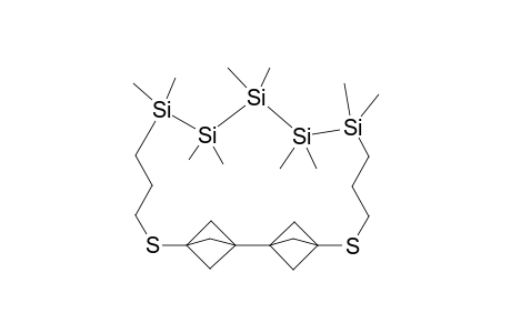 5,5,6,6,7,7,8,8,9,9-Decamethyl-14,16 : 17,19-bis(bicyclo[1.1.1]pentane)-5,6,7,8,9-pentasila-1,13-dithiacyclononadecane