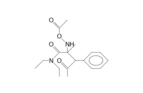 2-[(Acetyloxy)-amino]-N,N-diethyl-2-methyl-4-oxo-3-phenyl-pentanamide