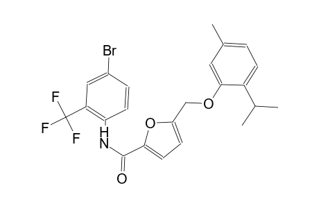 N-[4-bromo-2-(trifluoromethyl)phenyl]-5-[(2-isopropyl-5-methylphenoxy)methyl]-2-furamide