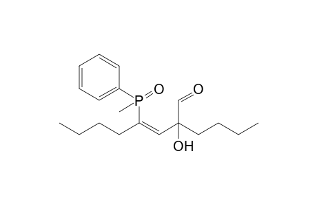 5-(Methylphenylphosphinyl)-5-undecen-7-ol-7-xarboxaldehyde