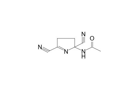 N-(2,5-Dicyano-3,4-dihydro-2H-pyrrol-2-yl)-acetamide