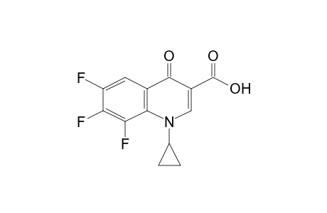 1-Cyclopropyl-6,7,8-trifluoro-4-oxo-1,4-dihydroquinoline-3-carboxylic acid