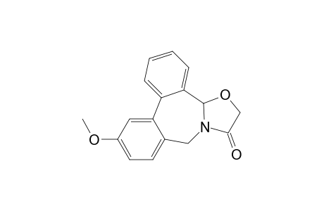 7,9-Dihydro-12-methoxy-6H-dibenz[c,e]oxazolo[3,2-a]azepine-7-one