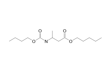 3-Aminobutyric acid, N-butoxycarbonyl-, pentyl ester