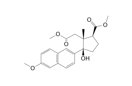 rac-3-methoxy-14.beta.-hydroxy-9(11)-secoestra-1,3,5(10),6,8-pentaen-11,17.beta.-dioic acid dimethyl ester