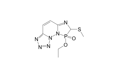 8-ETHOXYY-7-(METHYLTHIO)-7,8-DIHYDRO-[1,4,2]-DIAZAPHOSPHOLO-[1,5-B]-TETRAZOLO-[5,1-F]-PYRIDAZINE-8-OXIDE