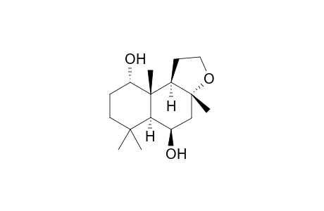 1.alpha., 6.beta.-dihydroxy-ambrox