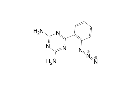 s-Triazine, 2,4-diamino-6-(o-azidophenyl)-