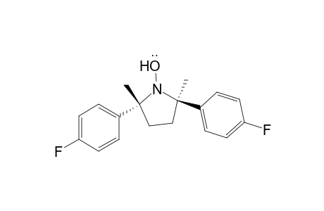 1-Pyrrolidinyloxy, 2,5-bis(4-fluorophenyl)-2,5-dimethyl-, trans-