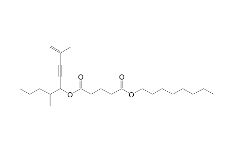 Glutaric acid, 2,6-dimethylnon-1-en-3-yn-5-yl octyl ester