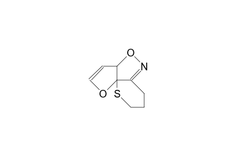 3,3a-(4-Thia-butano)-furo(2,3-D)isoxazol-4-ine