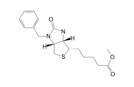 5-[(3aR,6S,6aS)-2-oxo-3-(phenylmethyl)-3a,4,6,6a-tetrahydro-1H-thieno[3,4-d]imidazol-6-yl]pentanoic acid methyl ester