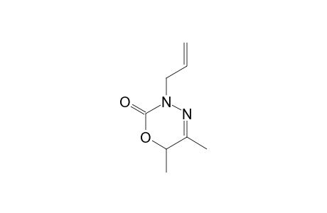3-Allyl-5,6-dimethyl-3,6-dihydro-[1,3,4]oxadiazin-2-one
