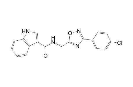 1H-indole-3-carboxamide, N-[[3-(4-chlorophenyl)-1,2,4-oxadiazol-5-yl]methyl]-