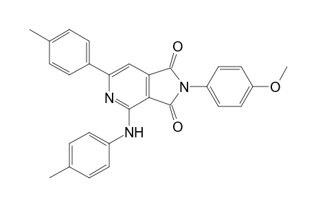 2-(4-Methoxyphenyl)-4-(4-methylanilino)-6-(4-methylphenyl)pyrrolo[3,4-c]pyridine-1,3-dione