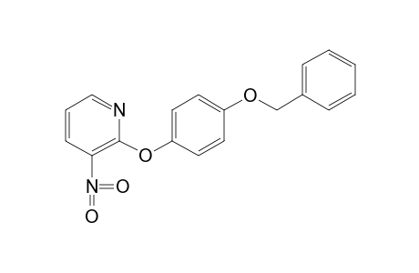 2-[p-(benzyloxy)phenoxy]-3-nitropyridine