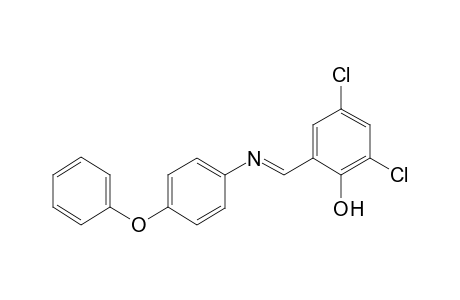 2,4-dichloro-6-[N-(p-phenoxyphenyl)formimidoyl]phenol