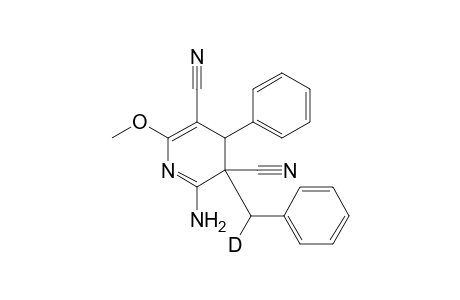 2-Amino-3-[deuterio(phenyl)methyl]-6-methoxy-4-phenyl-4H-pyridine-3,5-dicarbonitrile