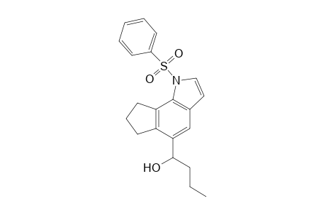 1-(1-besyl-7,8-dihydro-6H-cyclopent[g]indol-5-yl)butan-1-ol