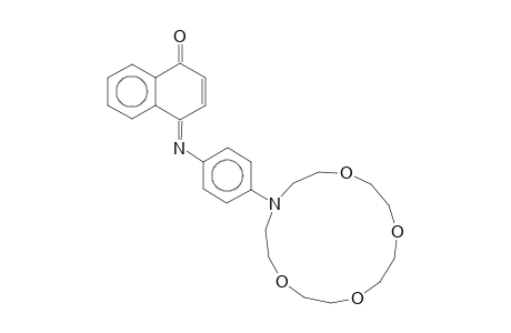 1(4H)-Naphthalenone, 4-[[4-(1,4,7,10-tetraoxa-13-azacyclopentadec-13-yl)phenyl]imino]-