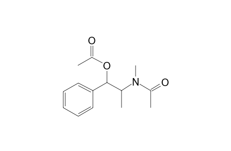 Acetamide, N-[2-(acetyloxy)-1-methyl-2-phenylethyl]-N-methyl-