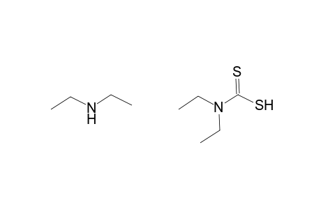 diethyldithiocarbamic acid, compound with diethylamine(1:1)