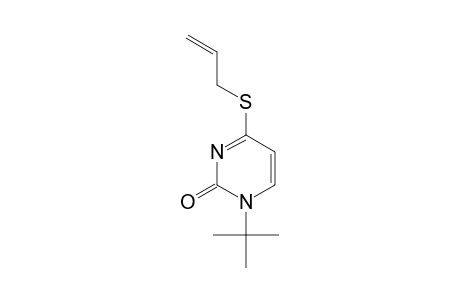 2(1H)-Pyrimidinone, 1-(1,1-dimethylethyl)-4-(2-propenylthio)-