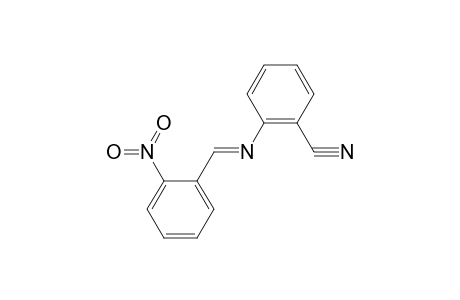2-([(E)-(2-Nitrophenyl)methylidene]amino)benzonitrile