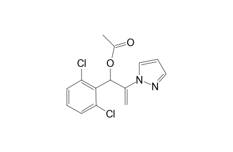 1-(2,6-Dichlorophenyl)-2-(1H-pyrazol-1-yl)allyl acetate