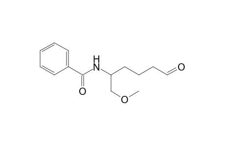 N-(1-methoxy-6-oxidanylidene-hexan-2-yl)benzamide