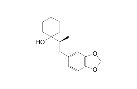 (S)-1-(1-(benzo[d][1,3]dioxol-5-yl)propan-2-yl)cyclohexan-1-ol