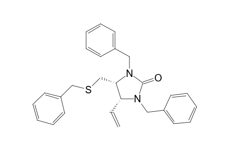 2-Imidazolidinone, 4-ethenyl-1,3-bis(phenylmethyl)-5-[[(phenylmethyl)thio]methyl]-, cis-(.+-.)-