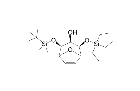 2.beta.-(tert-Butyldimethylsilyloxy)-4.beta.-triethylsilyloxy-8-oxabicyclo[3.2.1]oct-6-en-3.beta.-ol