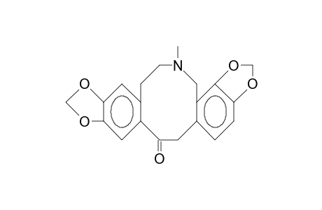 2,3:9,10-bis(methylenedioxy)-7-methyl-7,13a-secoberbin-13a-one