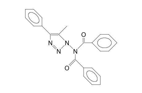 N-(benzoyl)-N-(5-methyl-4-phenyltriazol-1-yl)benzamide