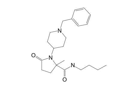 1-(1-Benzylpiperidin-4-yl)-N-butyl-2-methyl-5-oxopyrrolidine-2-carboxamide