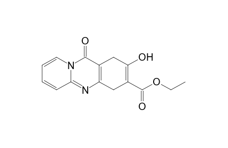 4,11-dihydro-2-hydroxy-11-oxo-1H-pyrido[2,1-b]quinazoline-3-carboxylic acid, ethyl ester