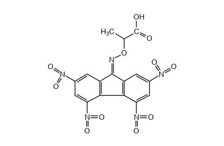 (+)-2-{[(2,4,5,7-tetranitrofluoren-9-ylidene)amino]oxy}propionic acid