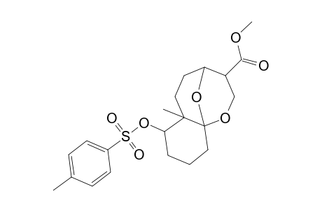 12,13-Dioxatricyclo[7.3.1.0(1,6)]tridecane, 10-methoxycarbonyl-5-(4-methylphenylsulfonyloxy)-6-methyl-