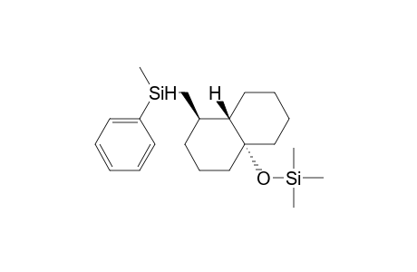 (1R*,5R*,6S*)-5-[(Methylphenylsilyl)methyl]-1-(trimethylsiloxy)bicyclo[4.4.0]decane