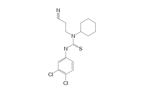 1-(2-cyanoethyl)-1-cyclohexyl-3-(3,4-dichlorophenyl)-2-thiourea