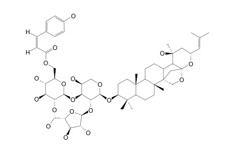 JUJUBOGENIN-3-O-ALPHA-L-ARABINOFURANOSYL-(1->2)-[2-O-CIS-PARA-COUMAROYL-BETA-D-GLUCOPYRANOSYL-(1->3)]-ALPHA-L-ARABINOPYRANOSIDE