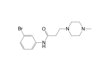 N-(3-bromophenyl)-3-(4-methyl-1-piperazinyl)propanamide