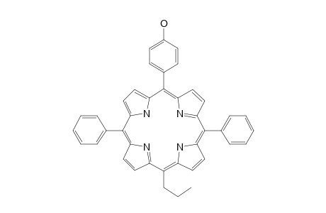 5-(4-Hydroxyphenyl)-15-propyl-10,20-diphenylporphyrin