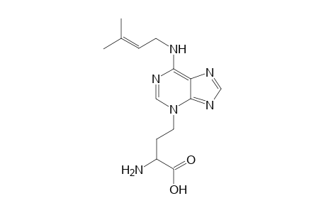 3-(L-3-Amino-3-carboxypropyl)-6-(3,3-dimethylallylamino)purine