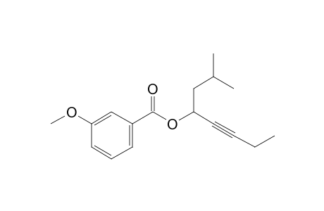 m-Anisic acid, 2-methyloct-5-yn-4-yl ester